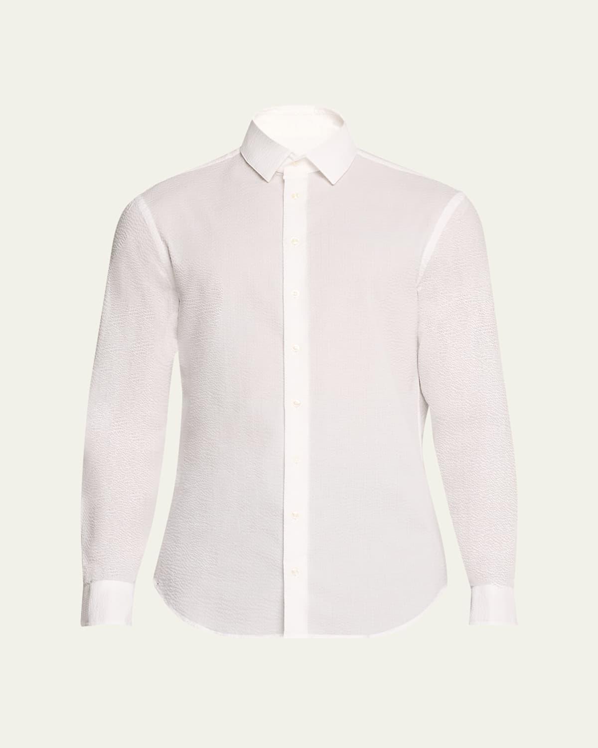 Mens Cotton Dress Shirt Product Image