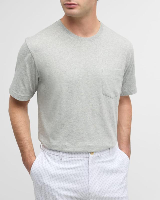 Mens Lava Wash Pocket Crewneck T-Shirt Product Image