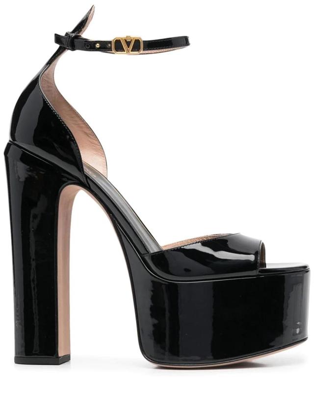 VALENTINO GARAVANI Platform Open-toe Sandals In Black Product Image