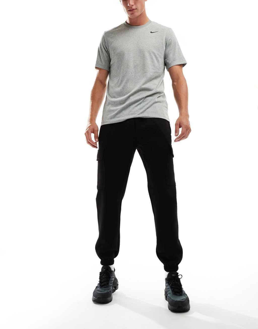 ASOS 4505 Icon training quick dry performance cargo sweatpants in black Product Image