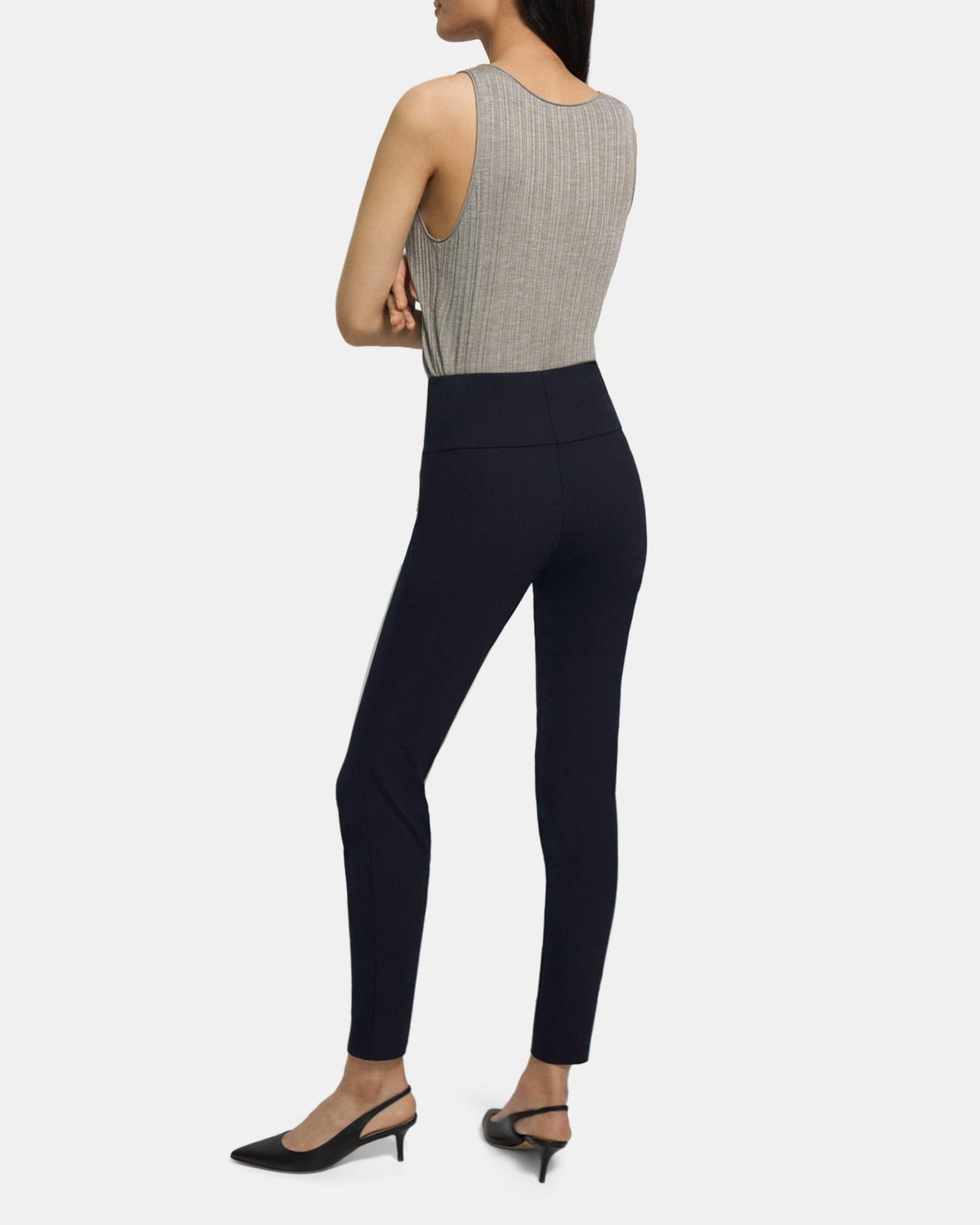 Yoke Legging in Stretch Cotton Product Image