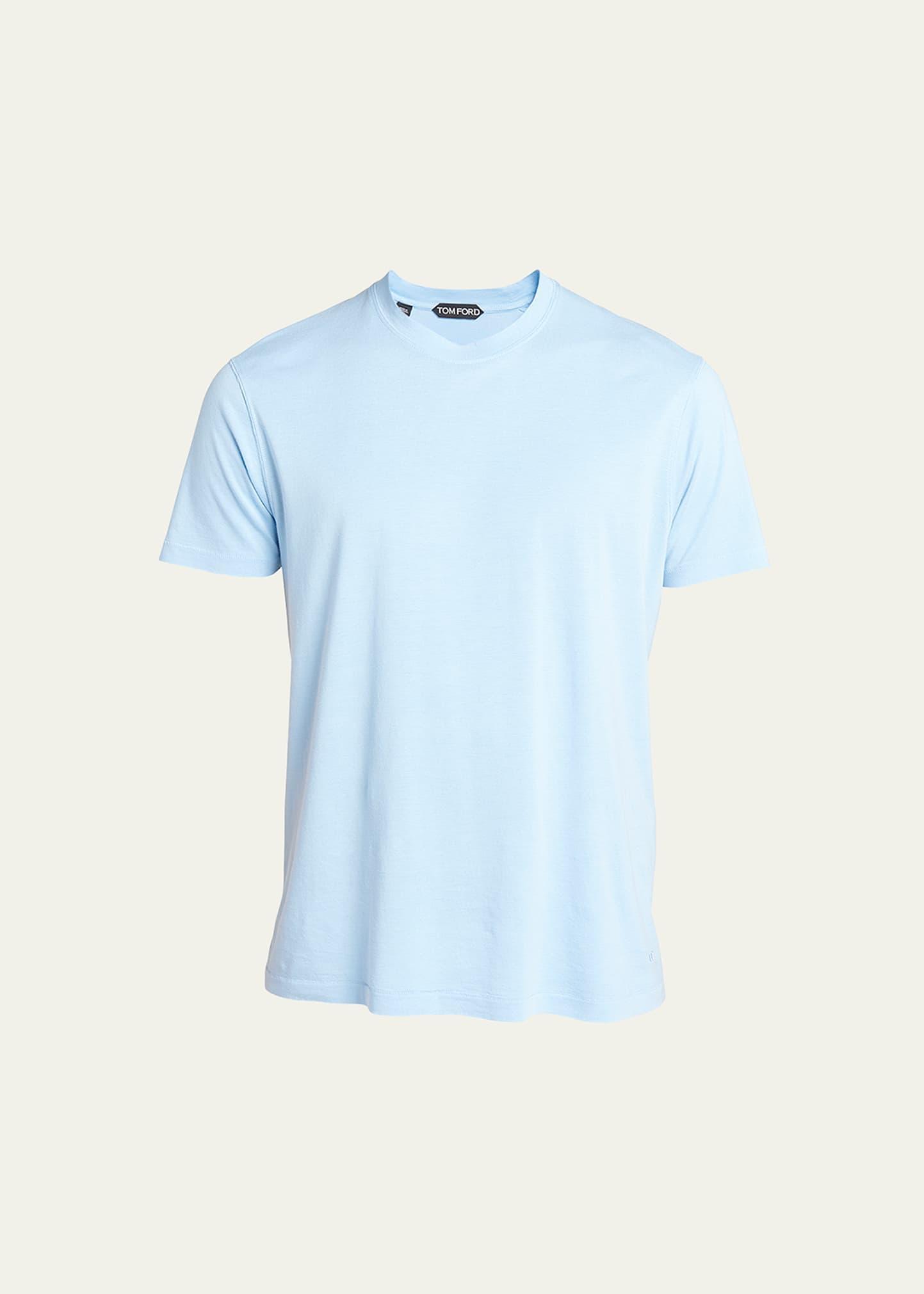 Mens Lyocell-Cotton Crewneck T-Shirt Product Image