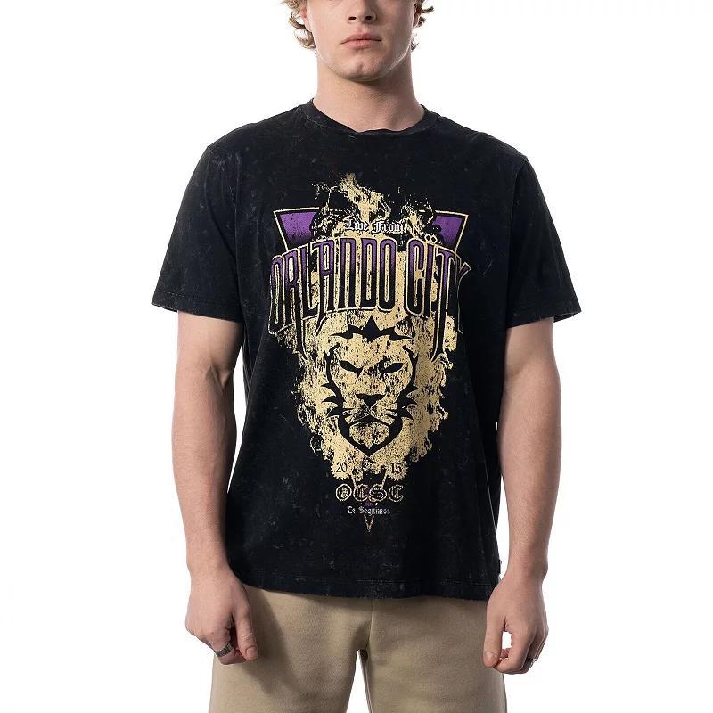 Mens The Wild Collective Black Orlando City SC Concert T-Shirt Product Image