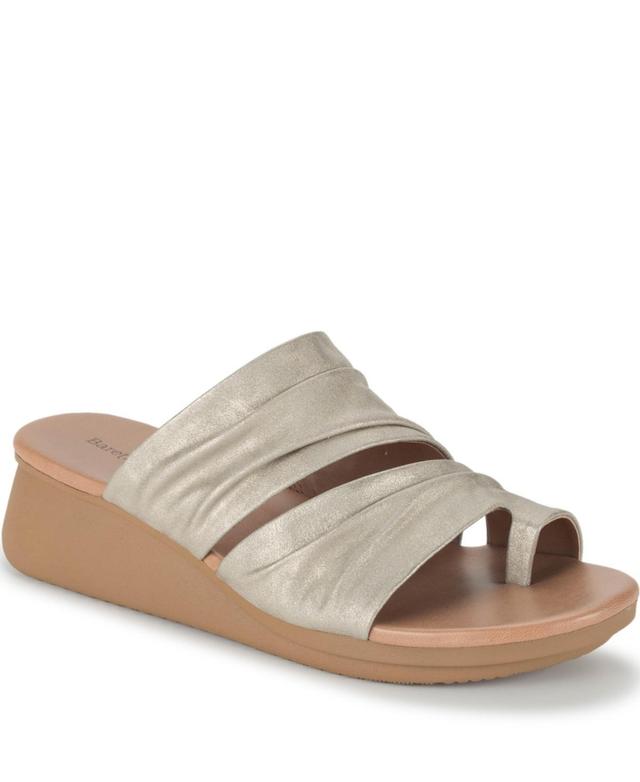 Baretraps Womens Venus Toe Loop Slide Wedge Sandals Product Image