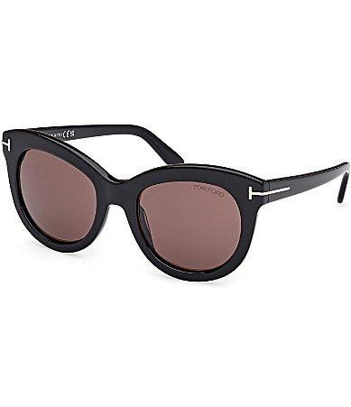 TOM FORD Womens Odette 53mm Round Sunglasses Product Image