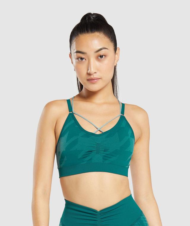 Apex Limit Seamless Ruched Sports Bra Product Image