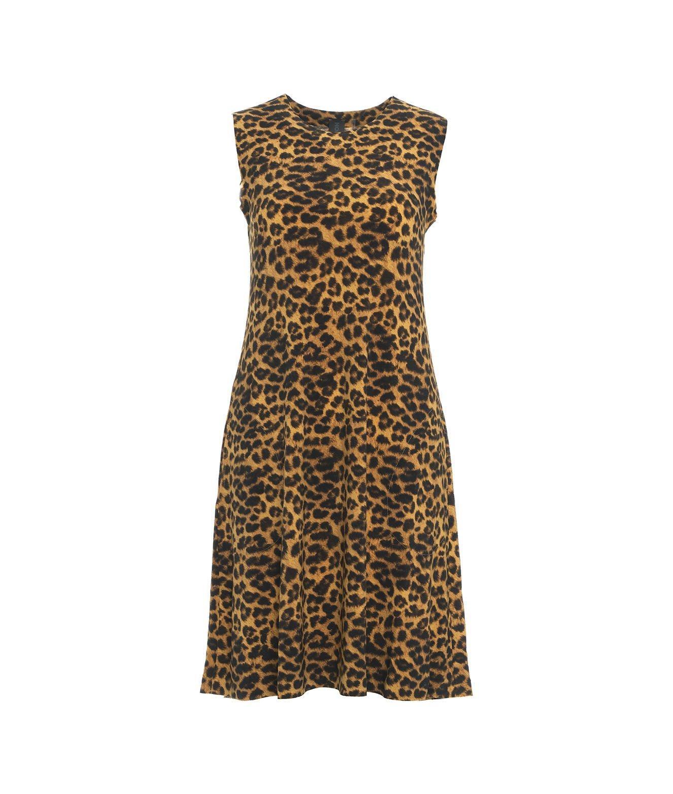 Swing dress with leoprint Product Image