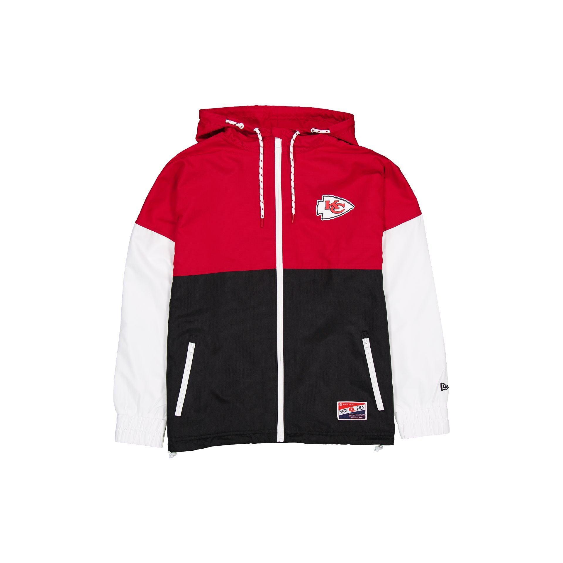 Kansas City Chiefs Throwback Windbreaker Male Product Image