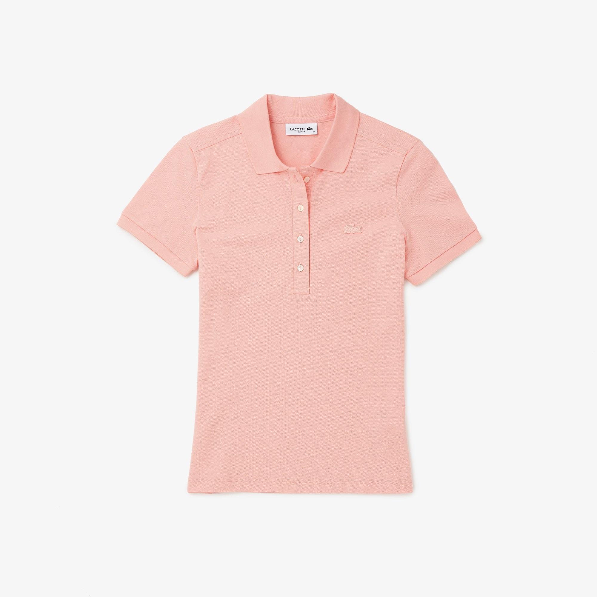 Women's L.12.D Slim Fit Stretch Mini Piqué Polo  Product Image