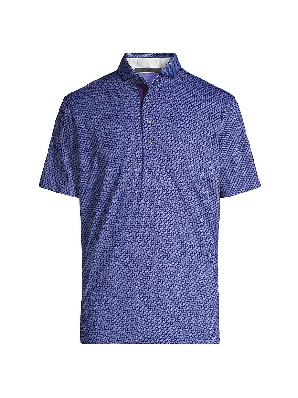 Mens Abstract Polo Shirt Product Image