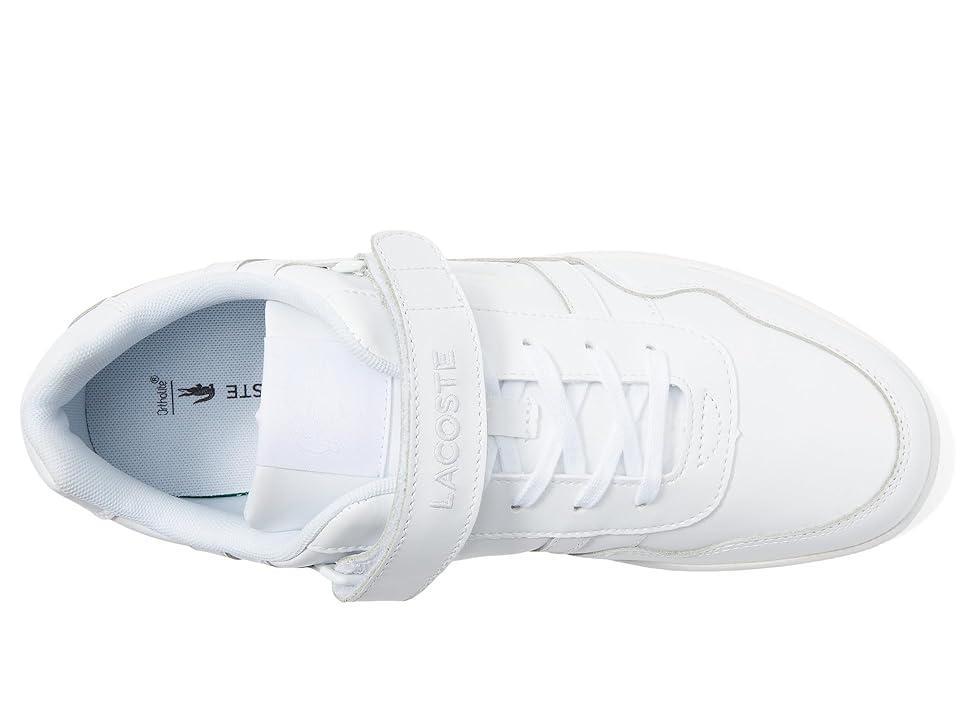 Lacoste T-Clip VLC 223 1 SMA White) Men's Shoes Product Image
