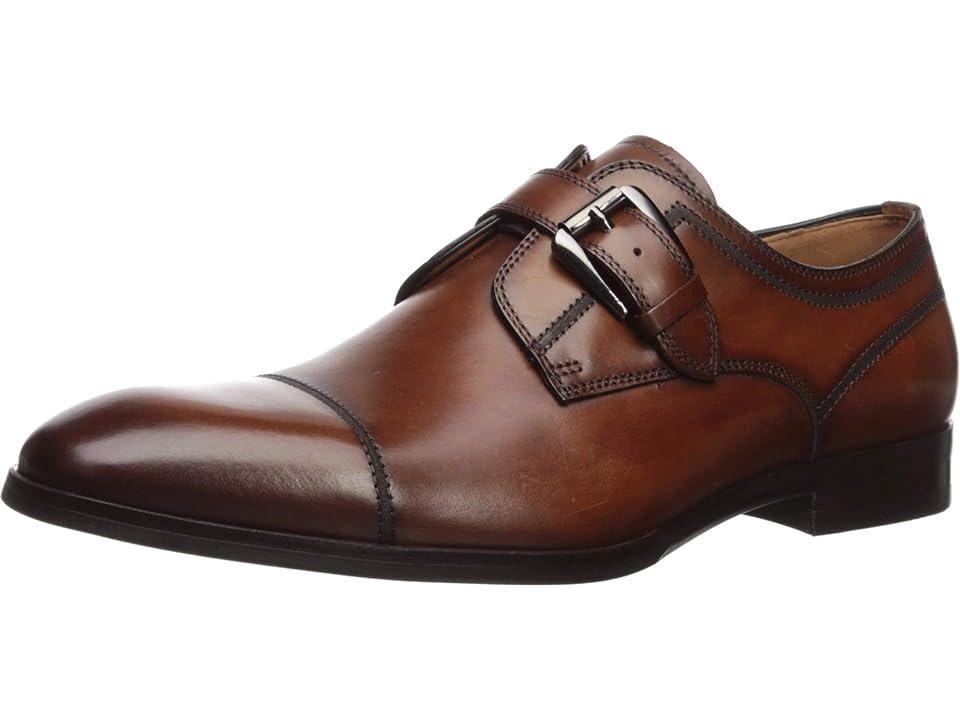 Steve Madden Covet (Cognac Leather) Men's Shoes Product Image