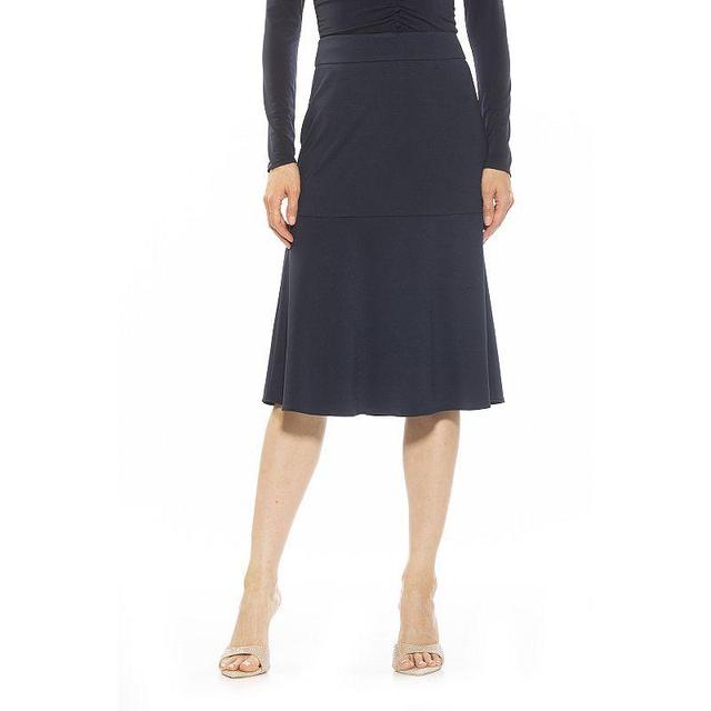 Womens ALEXIA ADMOR Ezra Midi Flared Skirt Product Image