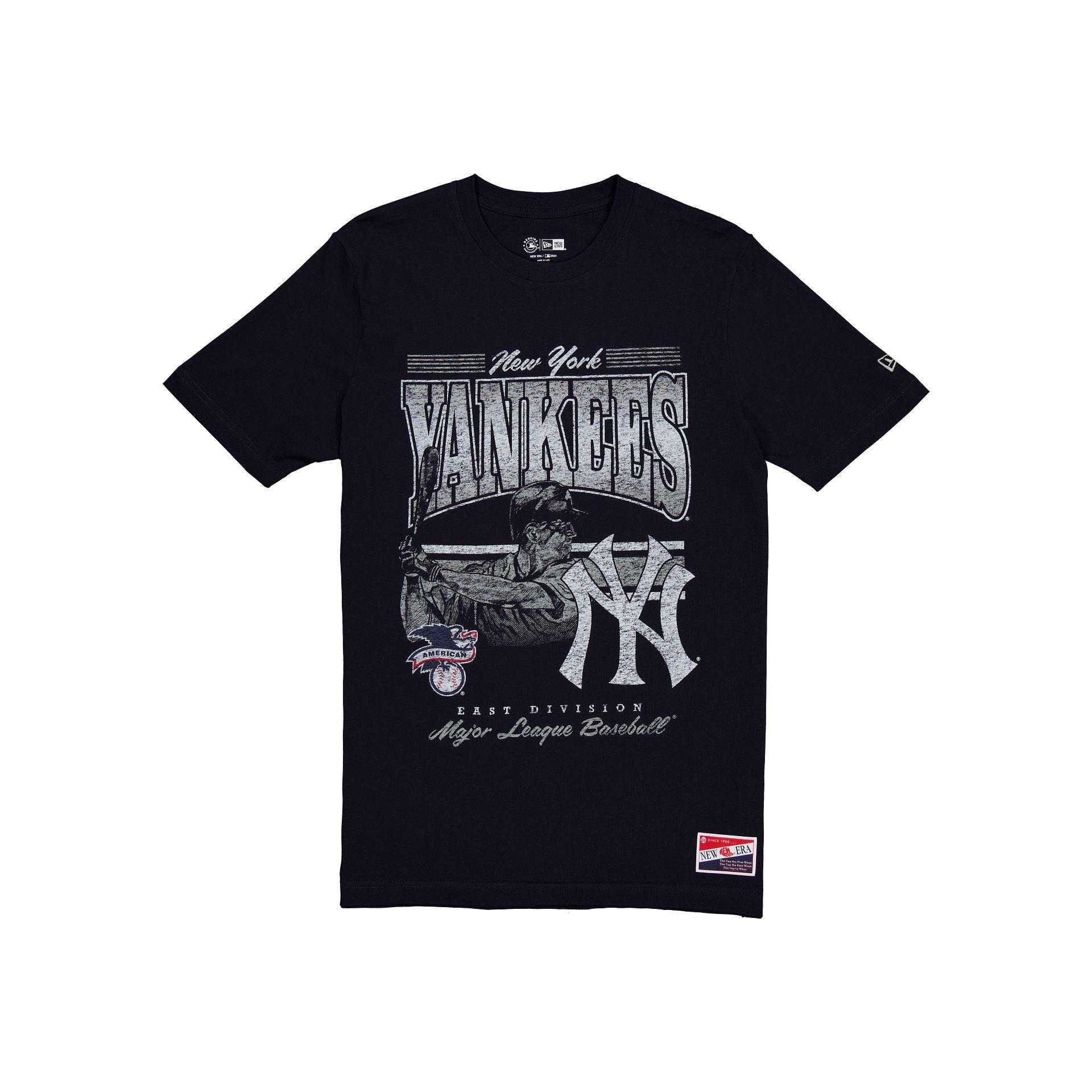 New York Yankees Throwback Distress T-Shirt Male Product Image