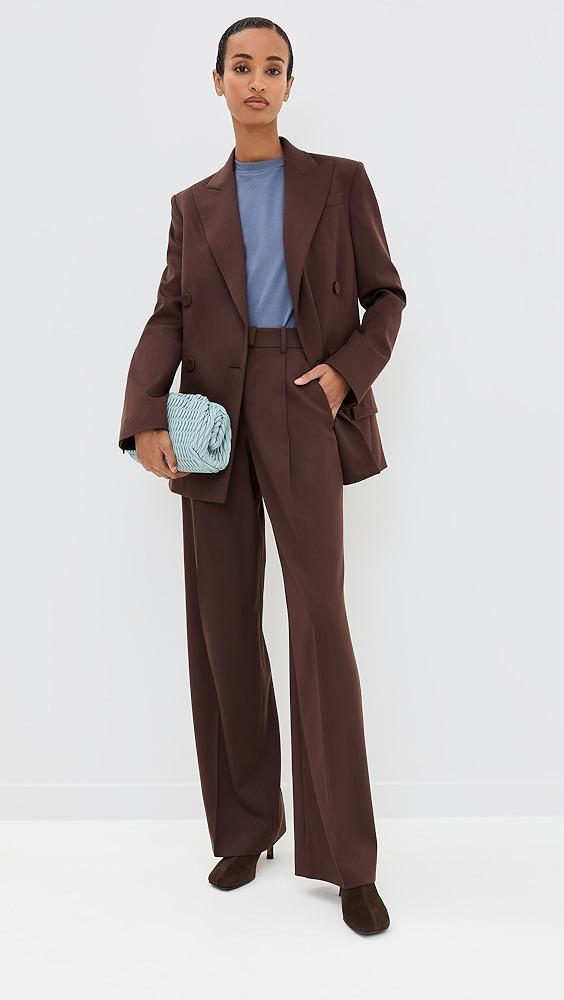 Another Tomorrow Relaxed Wide Leg Pants | Shopbop Product Image