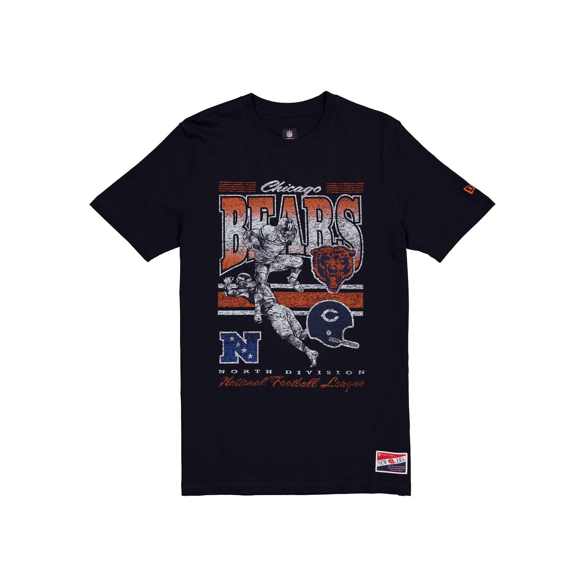 Chicago Bears Throwback Distress T-Shirt Male Product Image