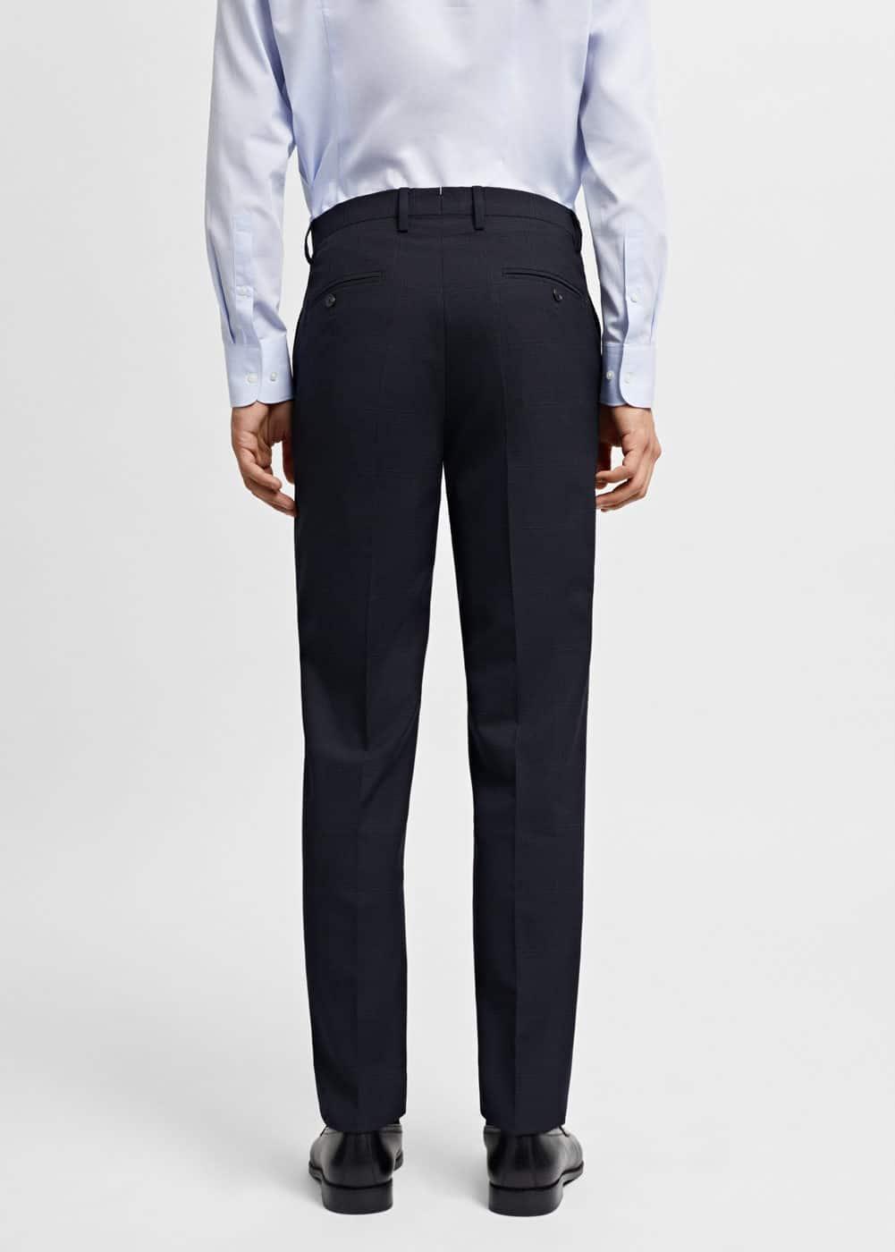 MANGO MAN - Stretch fabric super slim-fit suit pants dark navyMen Product Image