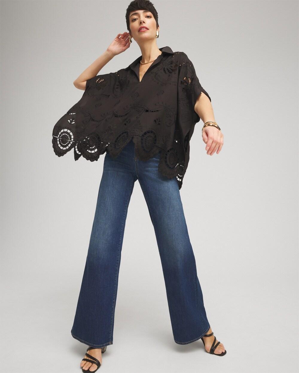 Eyelet Poncho Product Image