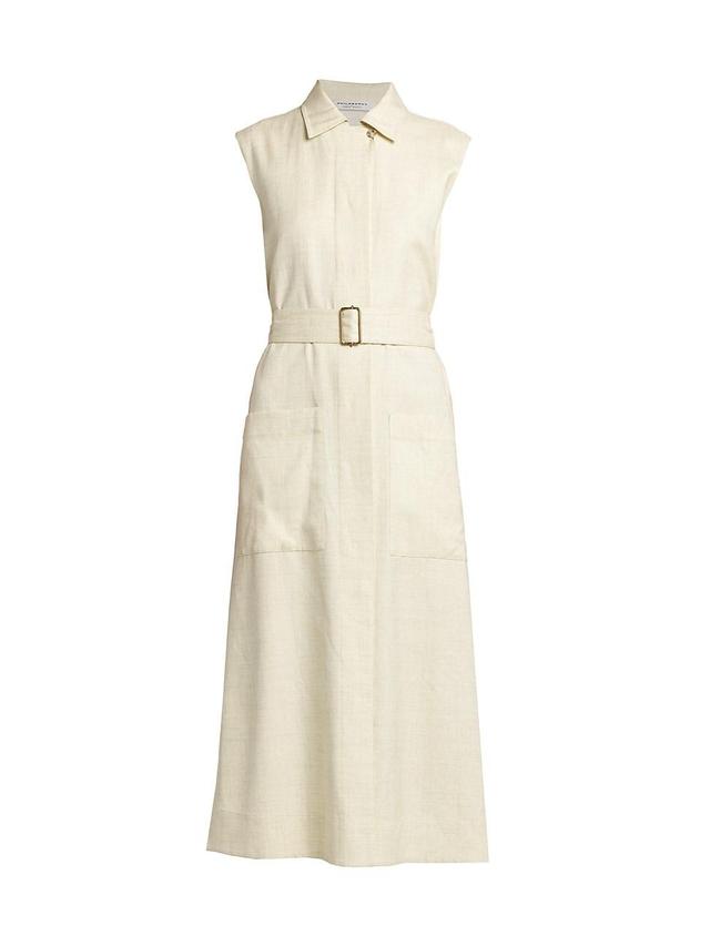 Womens Belted Shirtdress Product Image