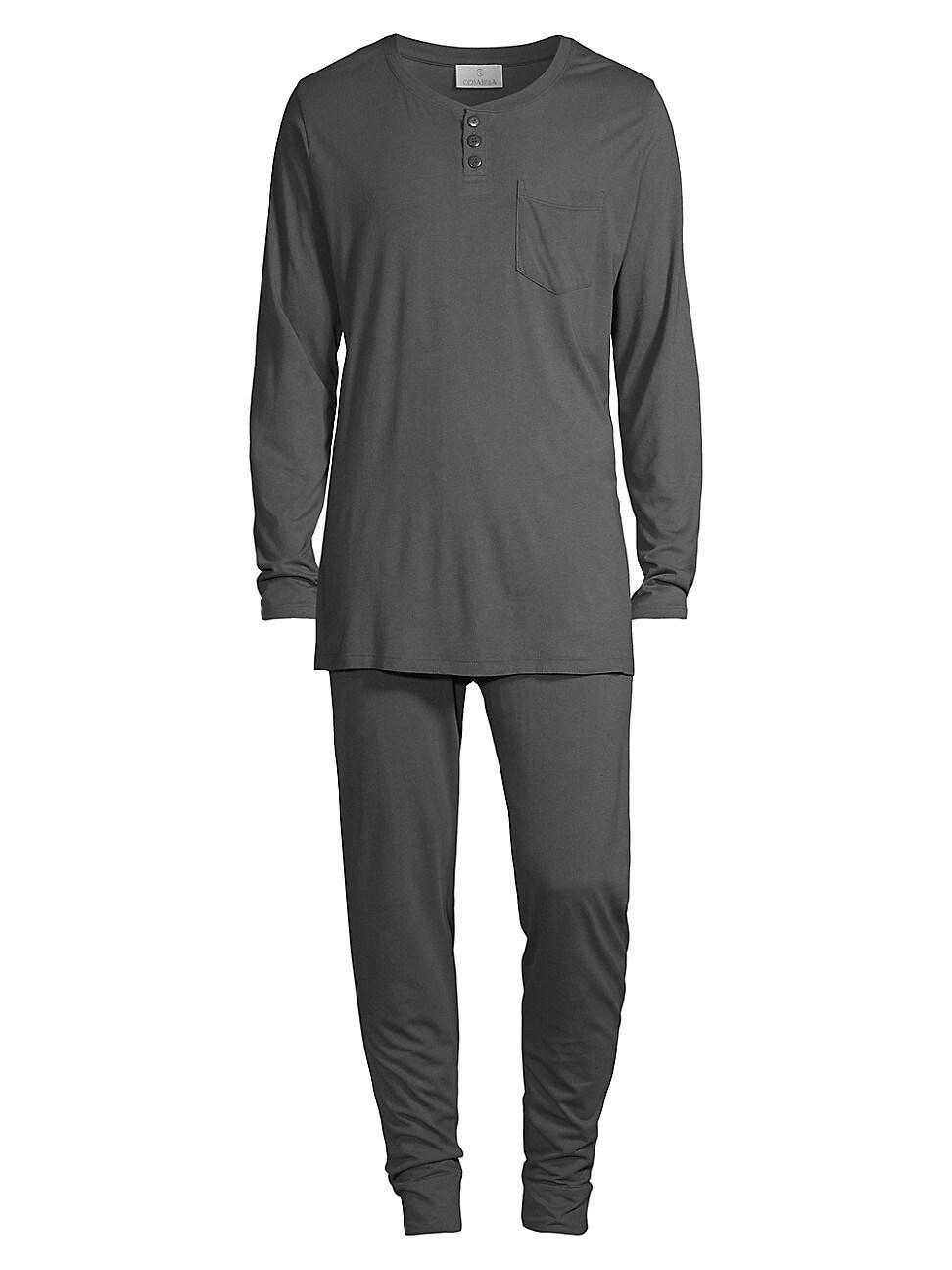 Mens 2-Piece Bella Henly Pajama Set Product Image