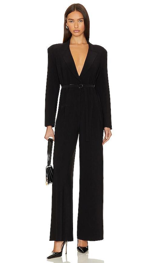 Single Breasted Straight Leg Jumpsuit Product Image