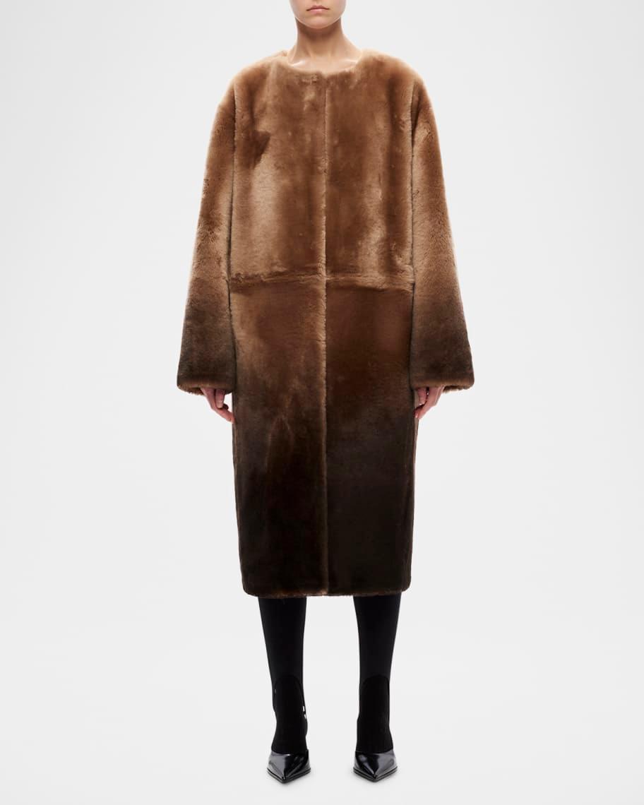 Iris Ombre Shearling Coat Product Image