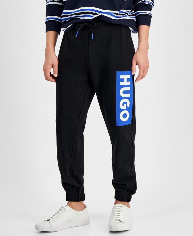 Hugo by Hugo Boss Mens Relaxed-Fit Logo-Print Jogger Pants Product Image