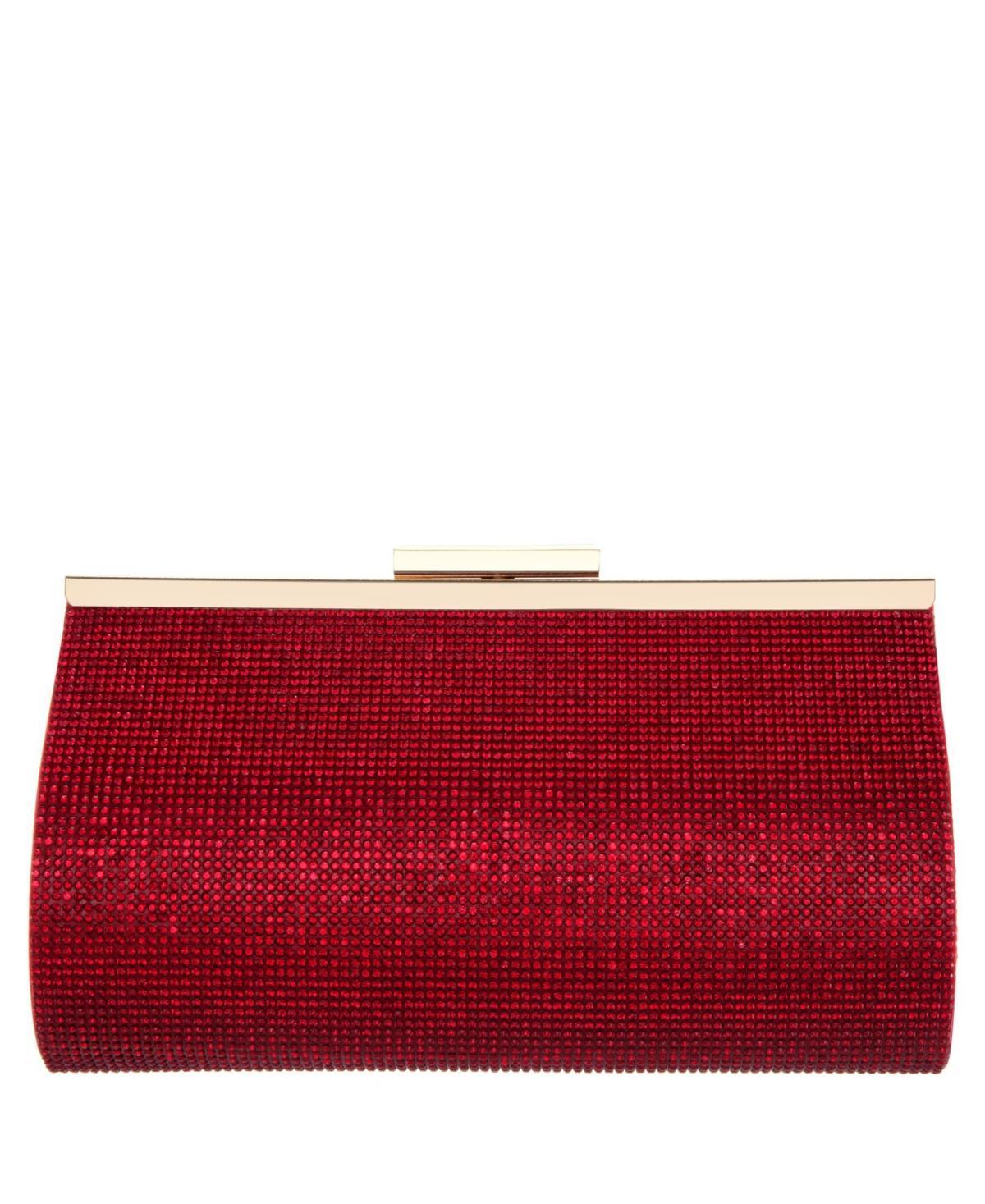 Nina Womens Crystal Frame Clutch Product Image