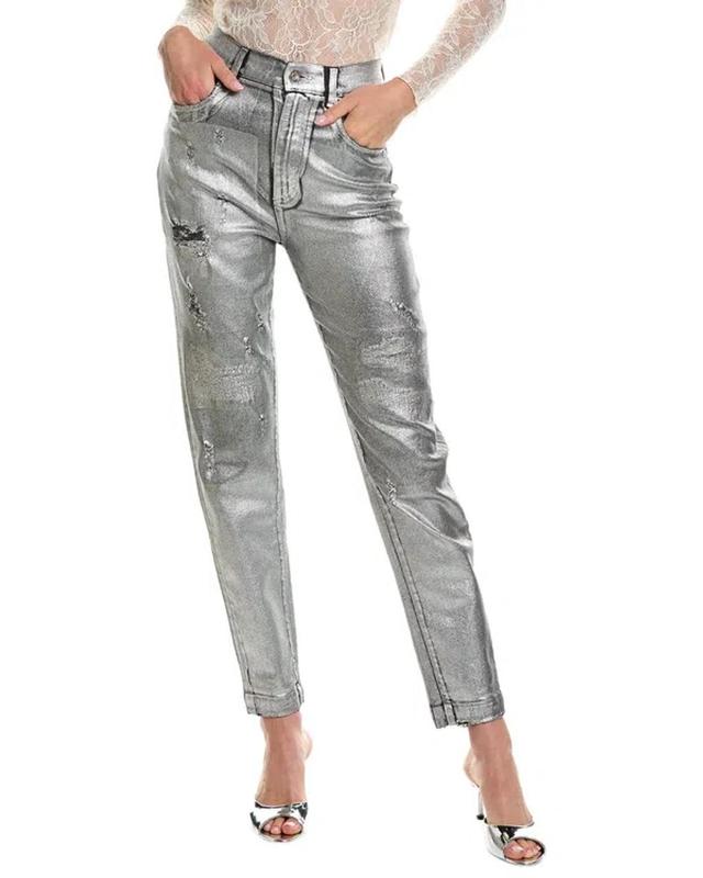 Jeans In Silver Product Image