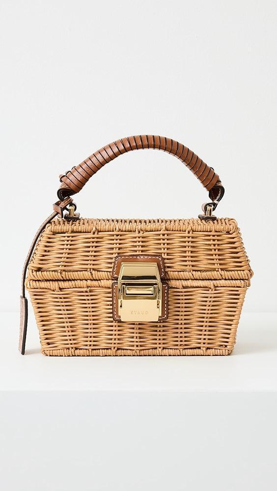 STAUD Wicker Tackle Box Bag | Shopbop Product Image