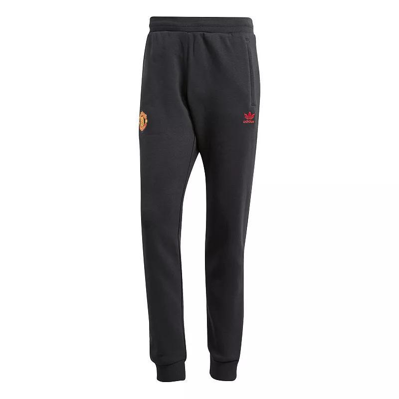 Mens adidas Originals Black Manchester United Essentials Pants Product Image