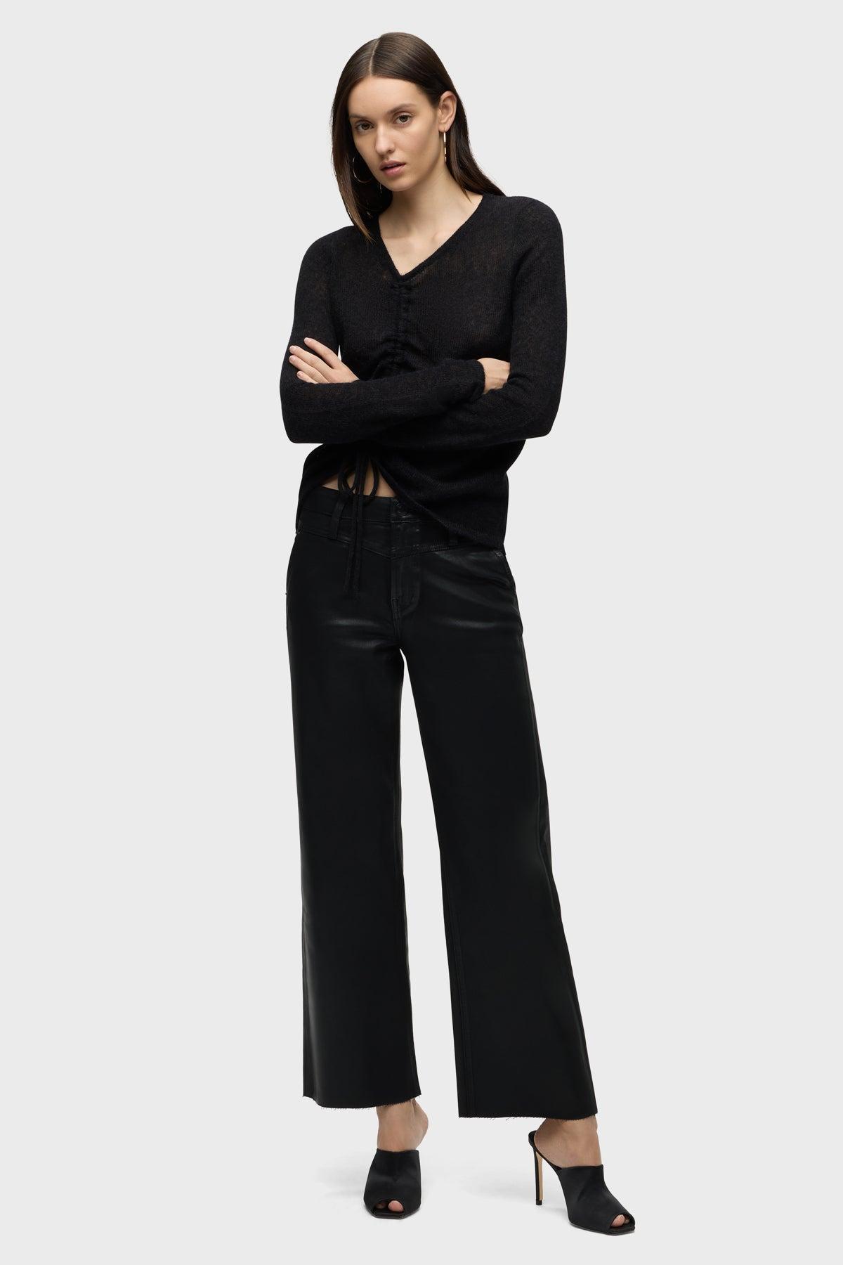 Rosie High-Rise Front Yoke Wide Leg Ankle Jean Female Product Image