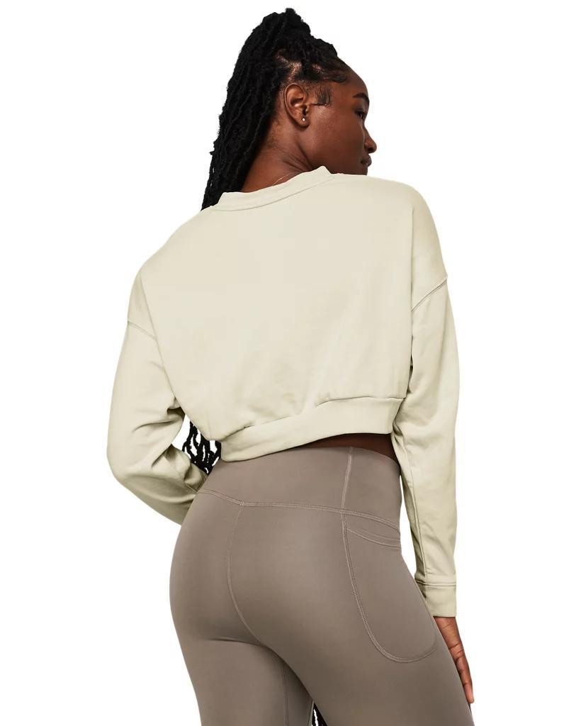 Women's UA Rival Terry Oversized Crop Crew Product Image