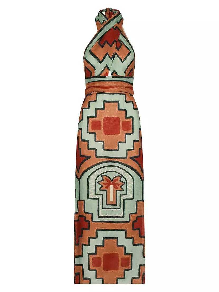 Energetic Patterns Maxi Dress Product Image