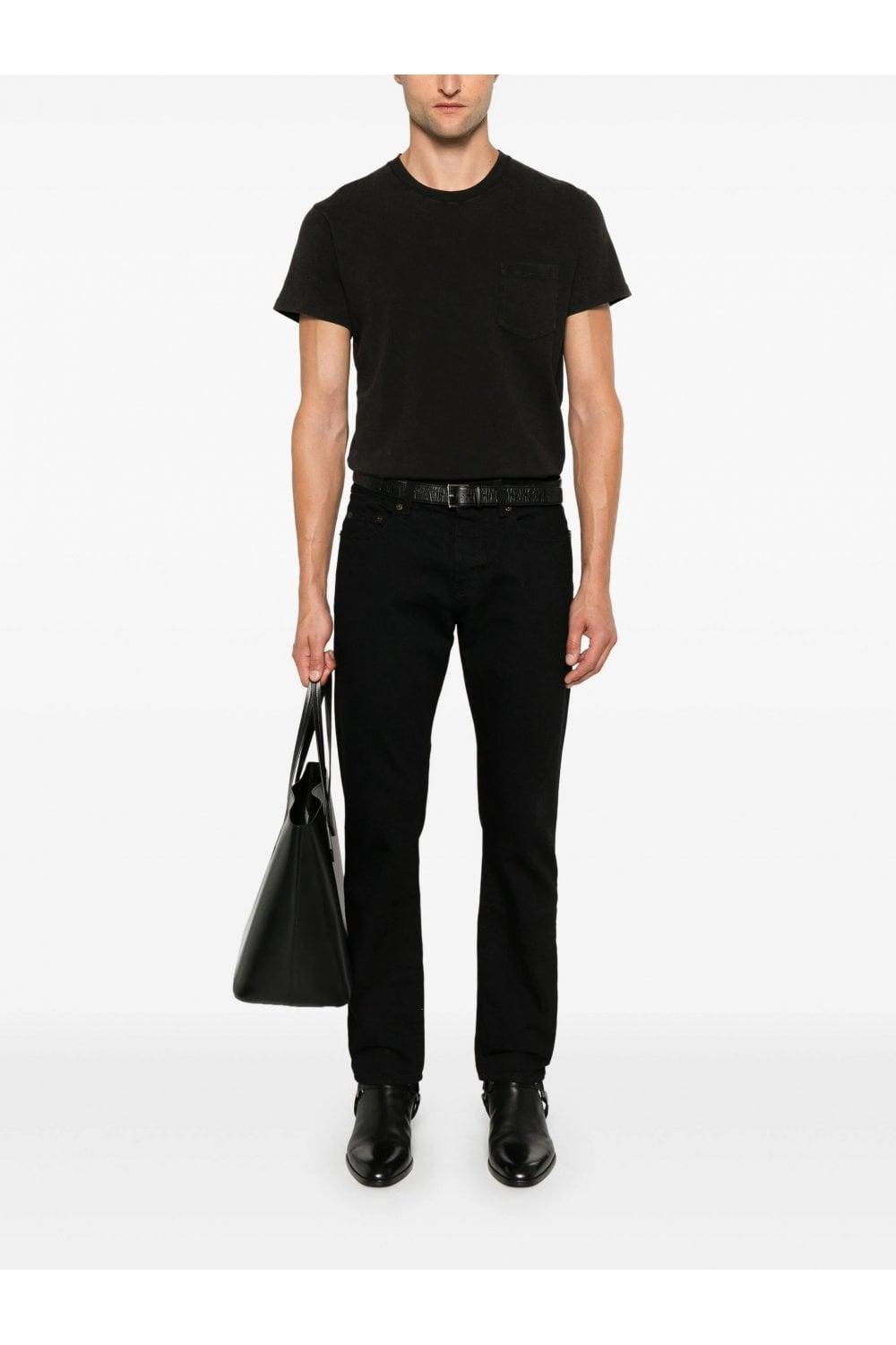 TOM FORD Cotton T-shirt In Charcoal Product Image