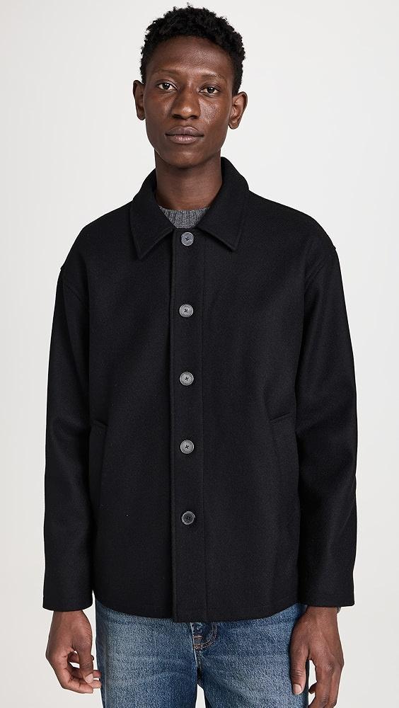 FRAME Textured Overshirt Jacket | Shopbop Product Image