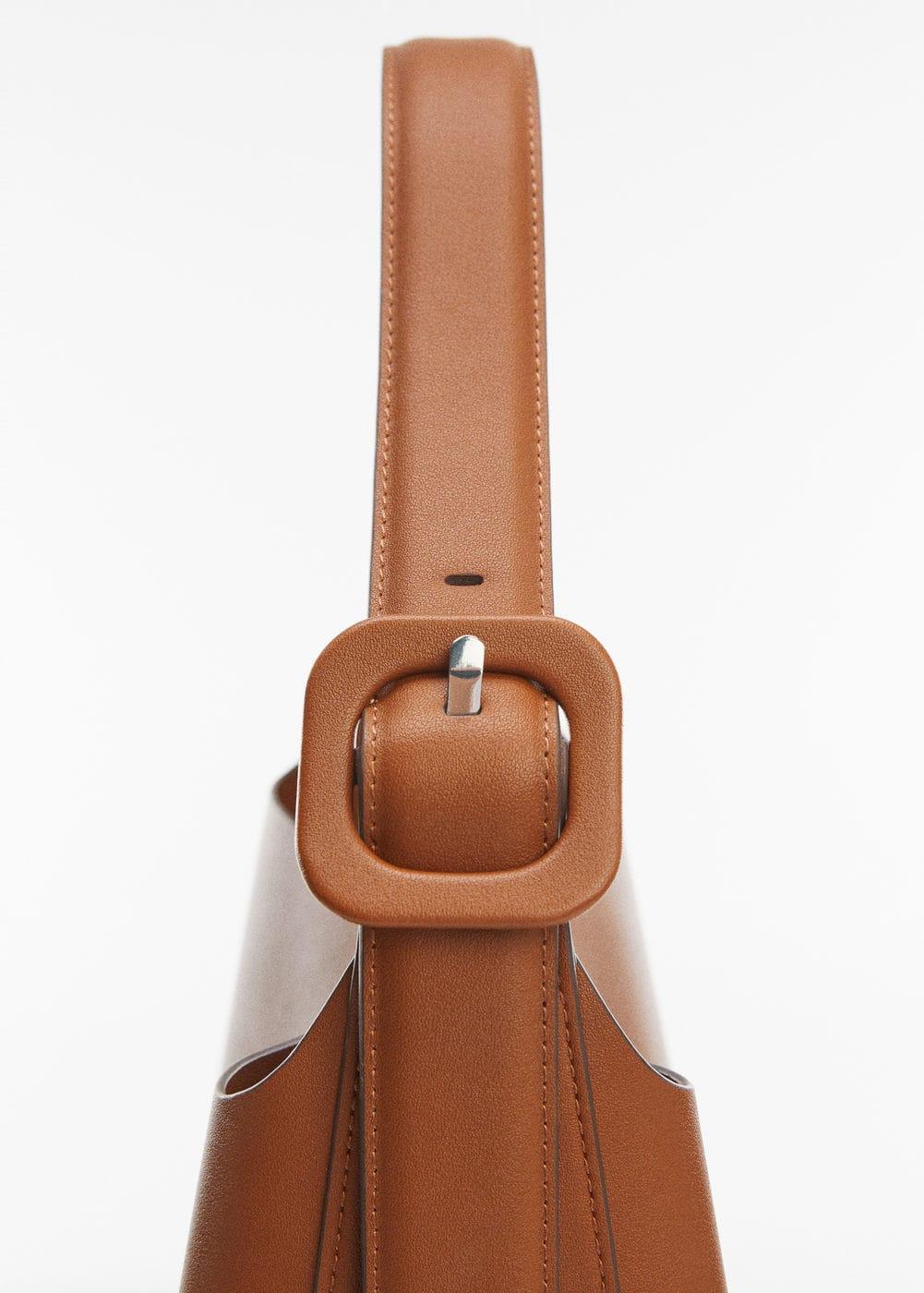 MANGO - Shopper bag with buckle - One size - Women Product Image