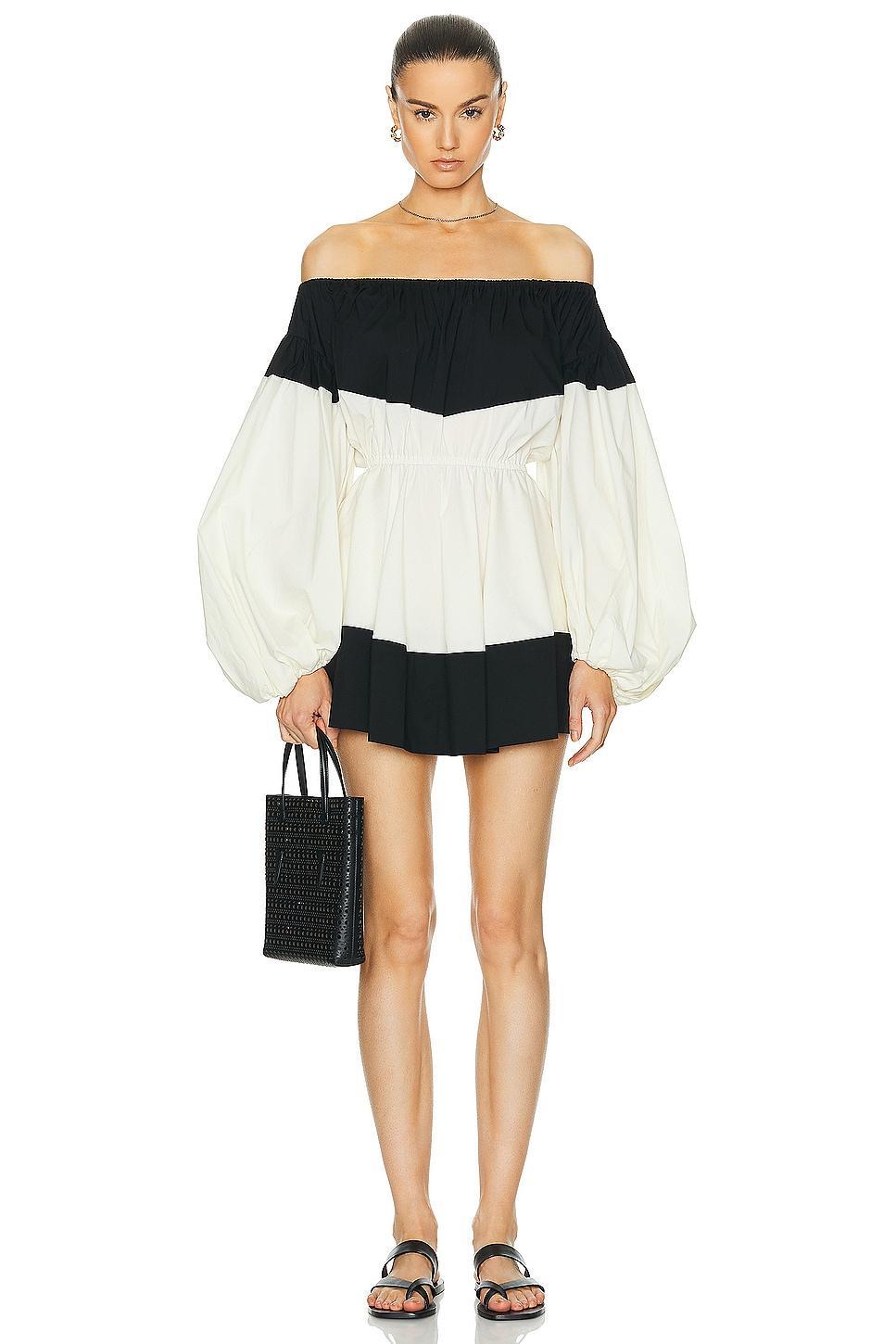 CAROLINE CONSTAS Marley Dress in Cream Product Image