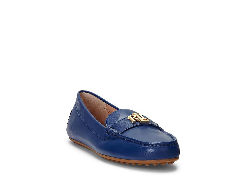 LAUREN Ralph Lauren Barnsbury Driver (Indigo Sail) Women's Flat Shoes Product Image