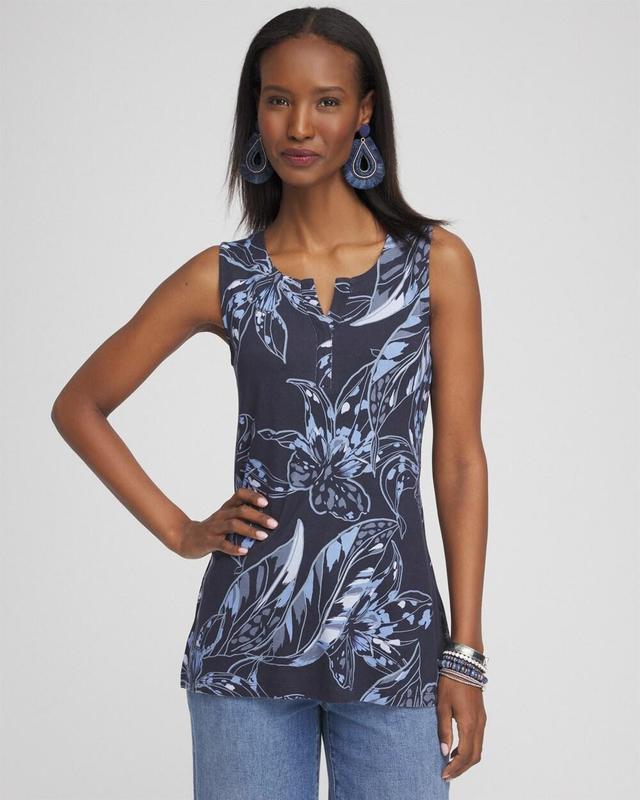 Floral Notch Neck Tank Product Image