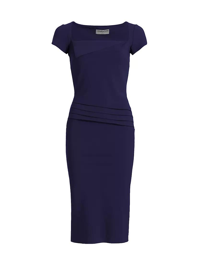 Womens Sinnika Pleated Sheath Dress Product Image