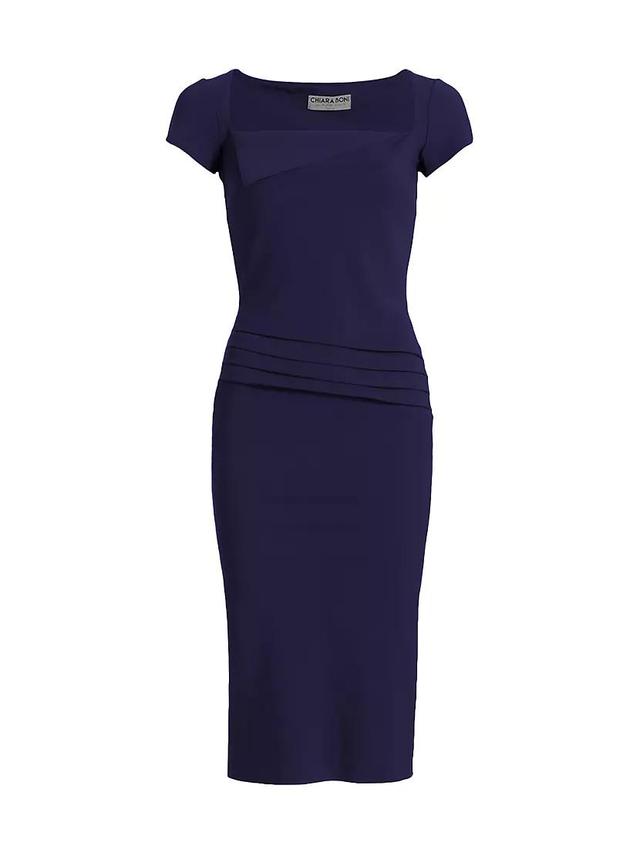 Womens Sinnika Pleated Sheath Dress Product Image