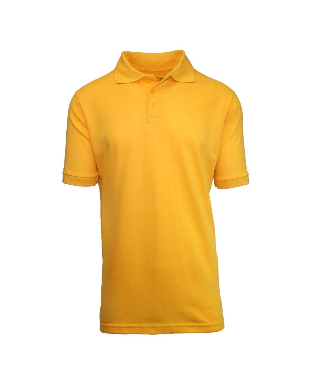 Galaxy By Harvic Mens Short Sleeve Pique Polo Shirts Product Image