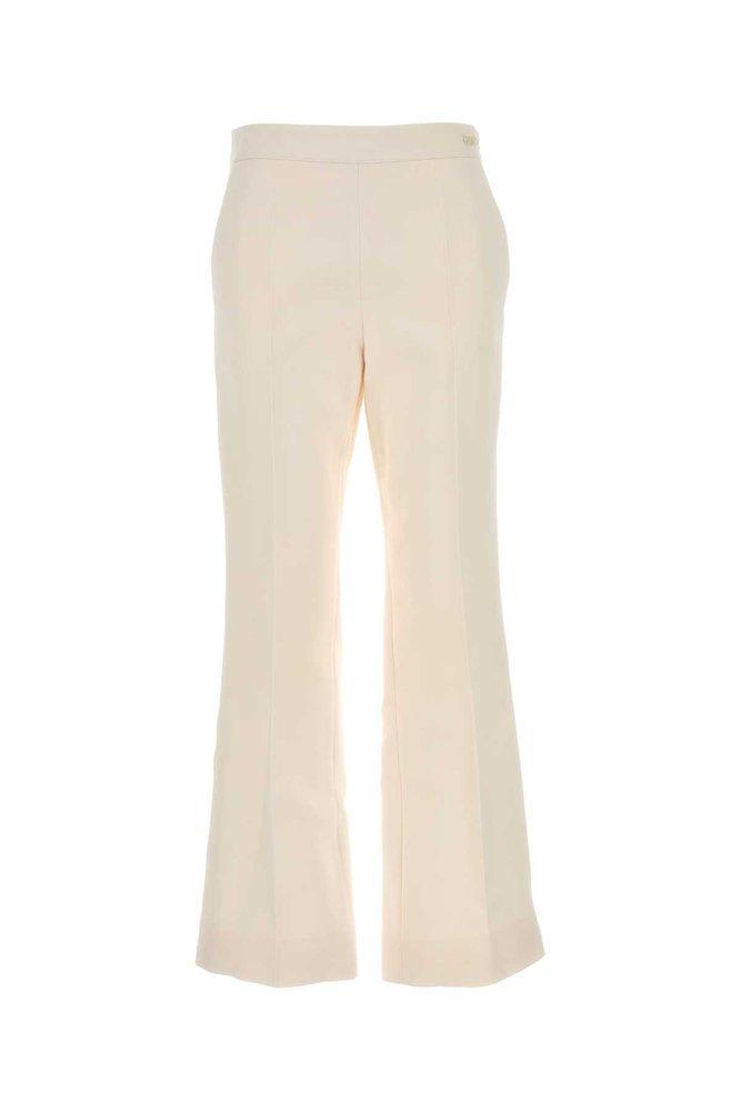 Zarry Lend Flared Pants In White Product Image