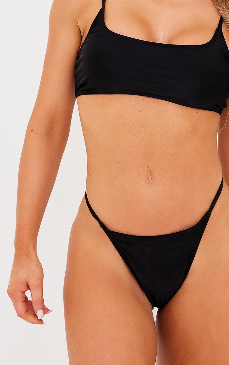 Black Mix & Match Itsy Bitsy Bikini Bottoms Product Image