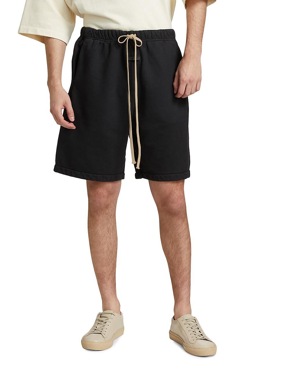 Mens Cotton Drawstring Sweatshorts Product Image