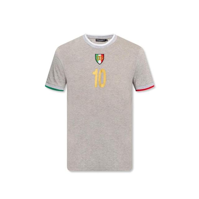 Logo T-shirt In Gray Product Image