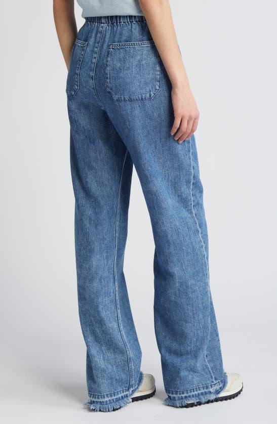 Ultra Featherweight Logan Pull-on Wide Leg Denim Pants In Delmar Product Image