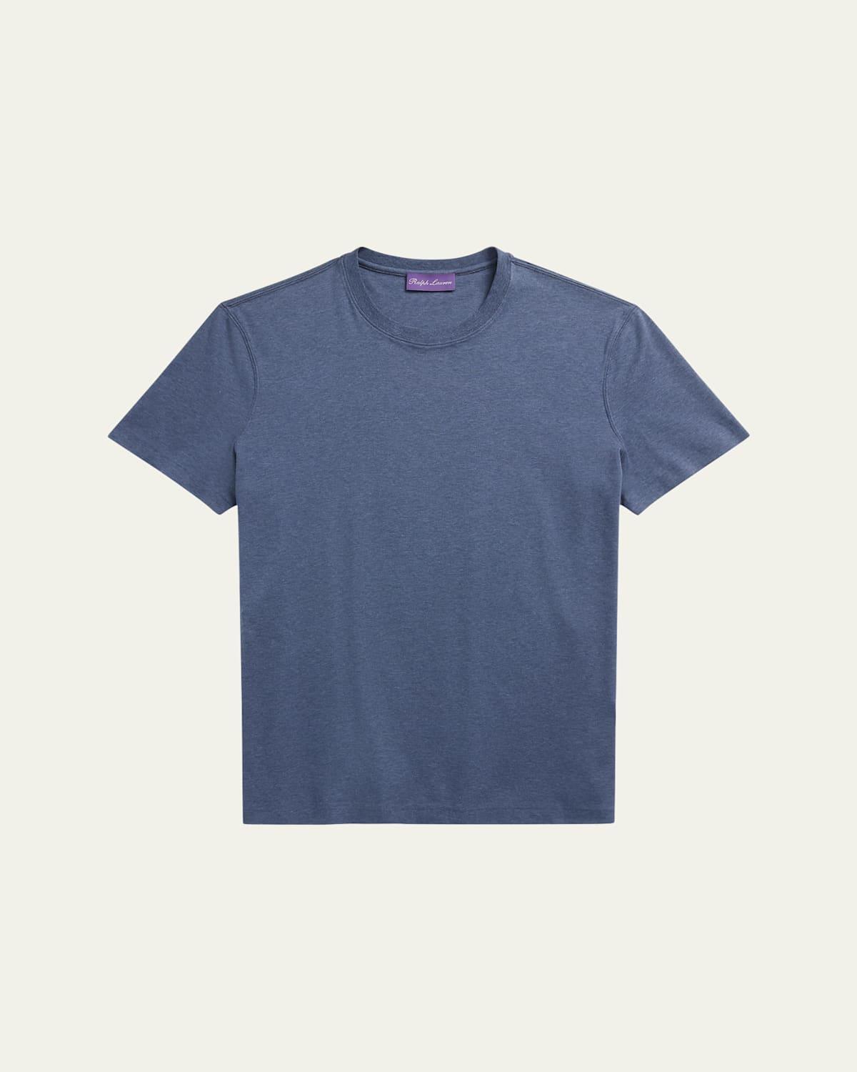 Mens Interlock Cotton Crewneck T-Shirt Product Image