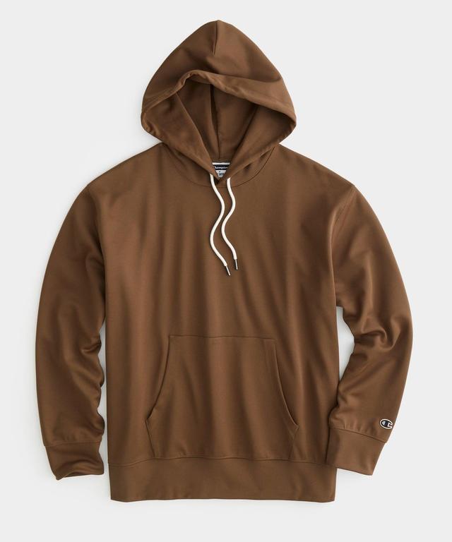 Relaxed Interlock Jersey Hoodie in Glazed Pecan Product Image